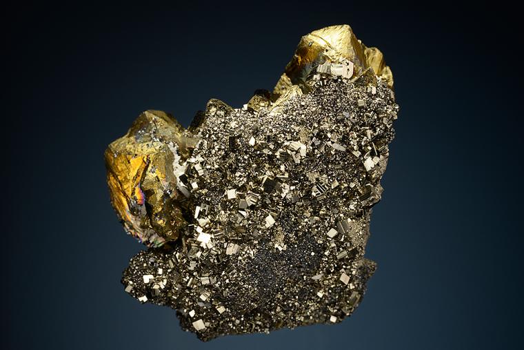 CHALCOPYRITE on PYRITE